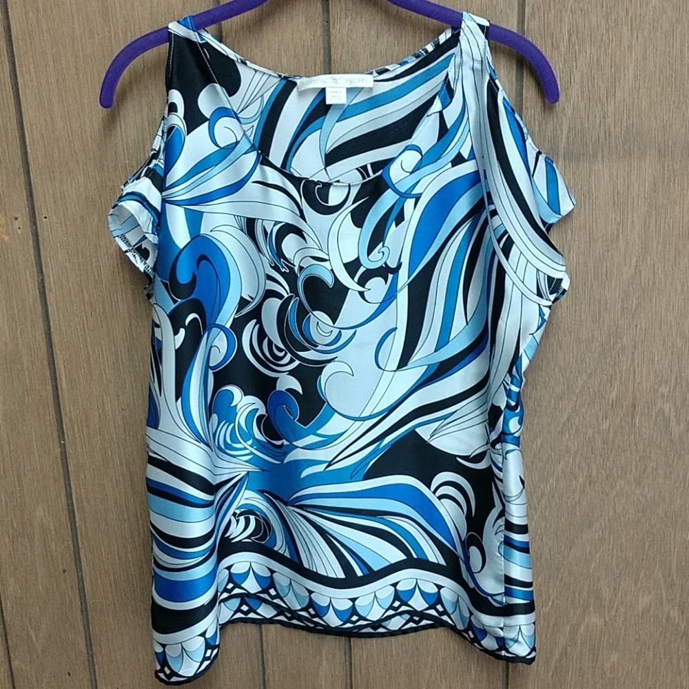 Boston Proper, cold shoulder, sexy top.